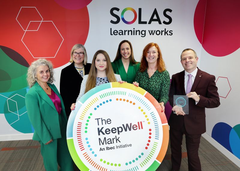 SOLAS Awarded with Ibec's KeepWell Mark image